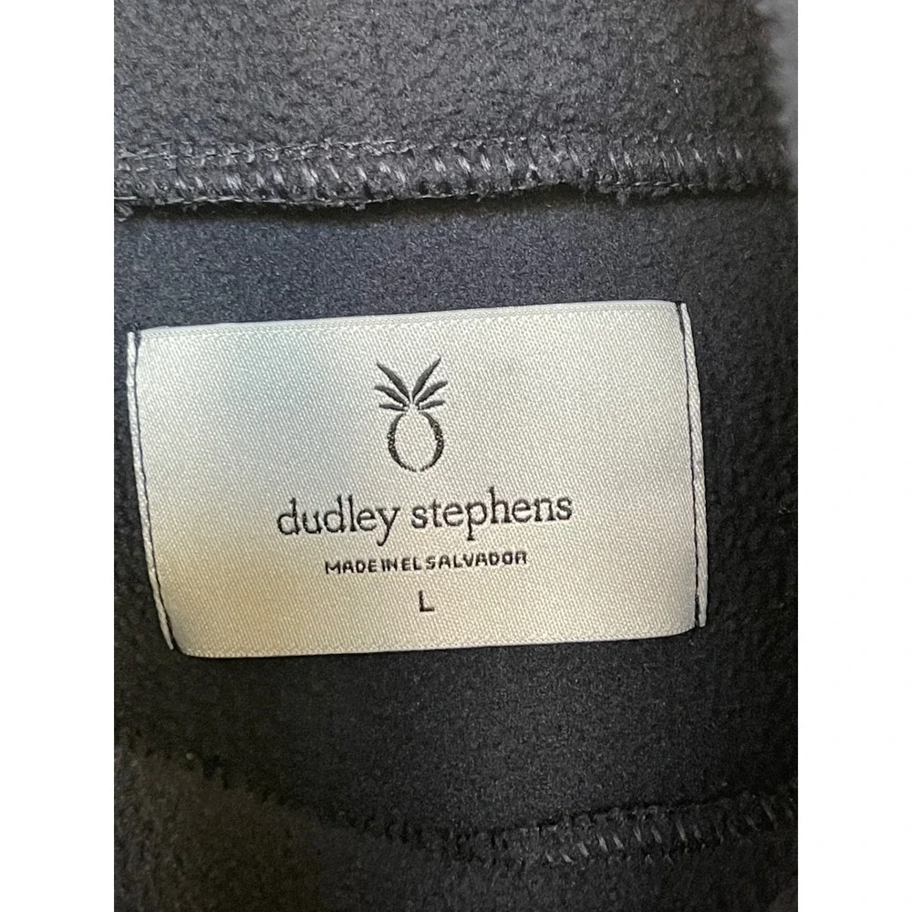 Dudley Stephens Navy Blue Fleece Cowl Neck Pullover Womens Large Slope Vello - Picture 4 of 5